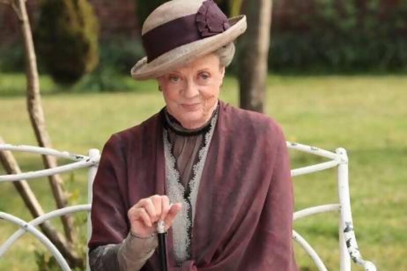 Maggie Smith plays the Dowager Countess Grantham in the second season of Downton Abbey, which was the top-selling TV show of 2012 on iTunes. AP Photo