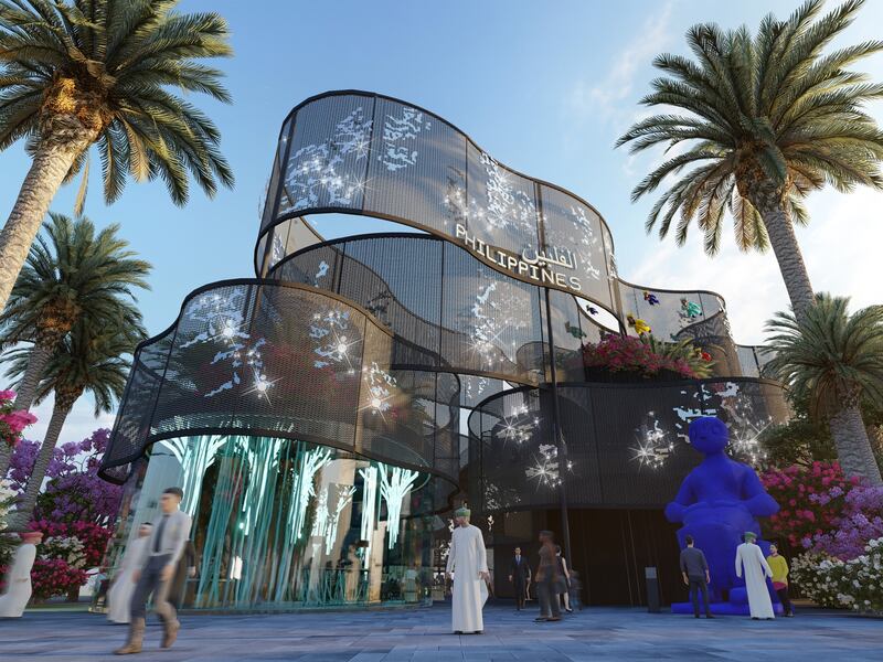 Royal Pineda's design for the Philippines pavilion at Expo 2020. Philippine Department of Trade and Industry