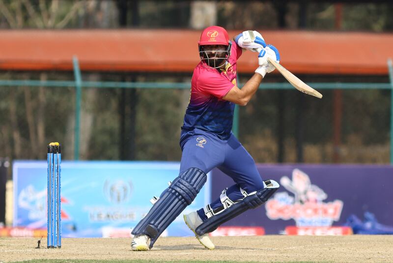 UAE cricket captain Muhammad Waseem and his team face a tough opener against Sri Lanka in the Cricket World Cup Qualifier in Zimbabwe. Suba Humagain for The National