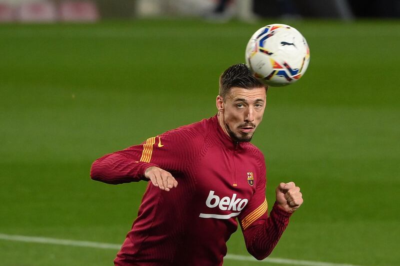 Clement Lenglet, 6: On for Mingueza after 79 minutes, the fourth substitute in 13 minutes. AFP