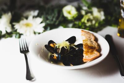 Mussels alla Livornese. Courtesy Borro Tuscan Bistro