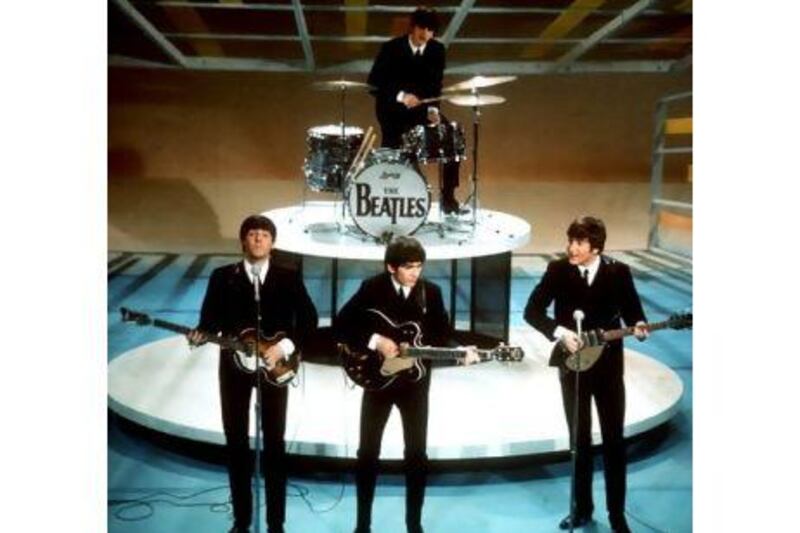 The Beatles performing on the Ed Sullivan Show in 1964. The Longest Cocktail Party will not feature the band on screen.