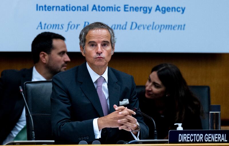 Rafael Grossi, director general of the International Atomic Energy Agency, at the agency's headquarters in Vienna, Austria on September 12, 2022. AFP