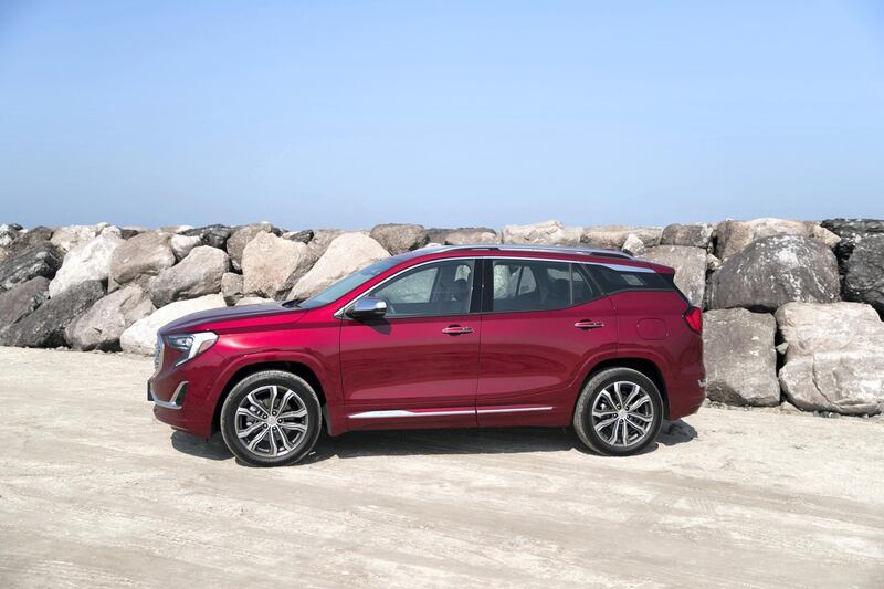 ABU DHABI, UNITED ARAB EMIRATES - Feb 4, 2018.

GMC Terrain.

(Photo by Reem Mohammed/The National)

Reporter: ADAM WORKMAN
Section: WK