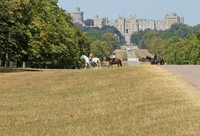 Windsor Castle, to the west of London, has become the queen's main residence in recent years. Reuters