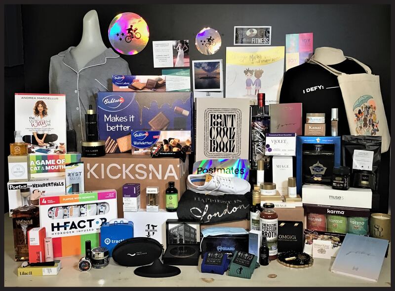 Oscars goodie bag given to nominees in 2021 was worth an estimated $200,000. Photo: Distinctive Assets