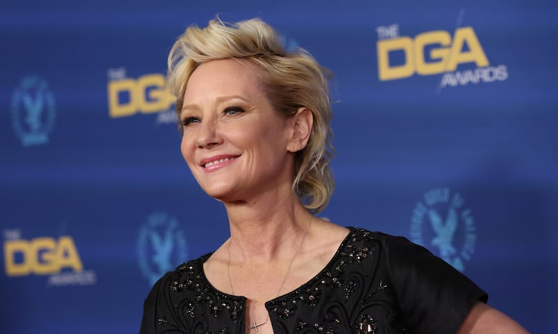 Anne Heche at the 74th Annual Directors Guild of America Awards in Beverly Hills on March 12, 2022. The Hollywood actress was in a fiery car crash in Los Angeles in August. Reuters