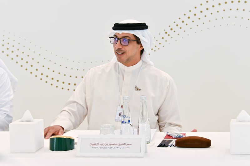 Sheikh Mansour bin Zayed, Deputy Prime Minister and Minister of the Presidential Court. Photo: Wam