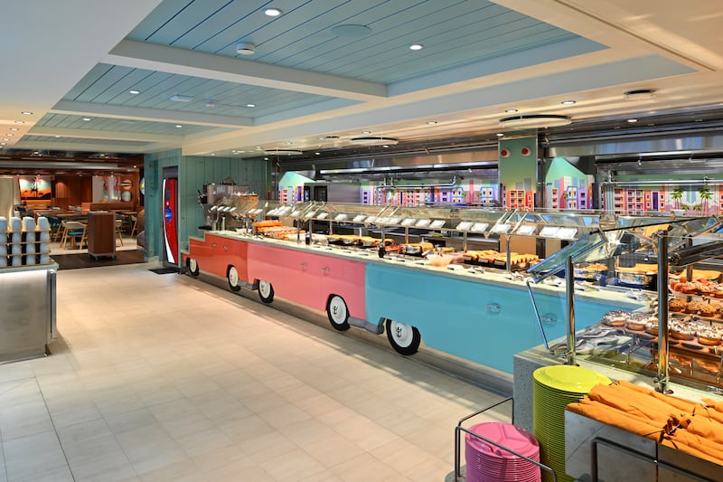 Surfside Eatery is a buffet-style restaurant. Photo: Royal Caribbean
