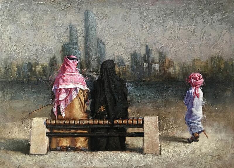 Oil Paintings of Emirati life by Jack LeeCourtesy Jack Lee 