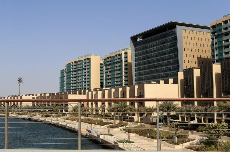 Al Muneera apartment properties in Al Raha Beach area in Abu Dhabi. Residents have expressed concern over chilled water charges. Ravindranath K / The National