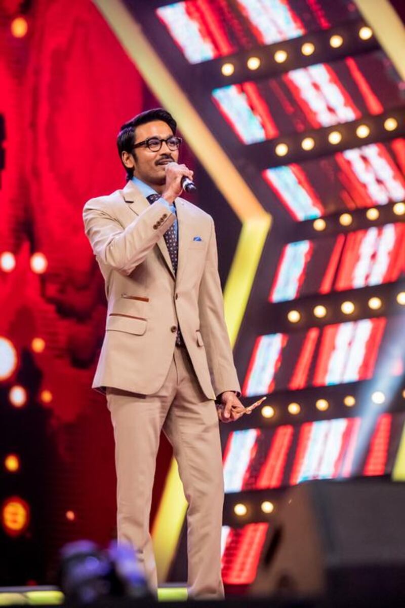 Dhanush won Best Actor male, along a special award as Pride of South Indian Cinema. Courtesy SIIMA