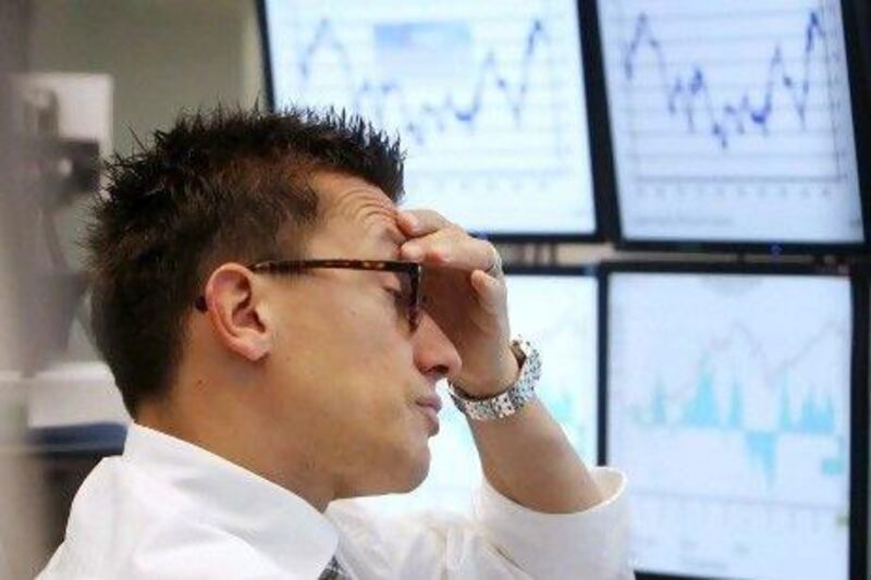 Stocks around the world dropped sharply yesterday. AP Photo / Michael Probst