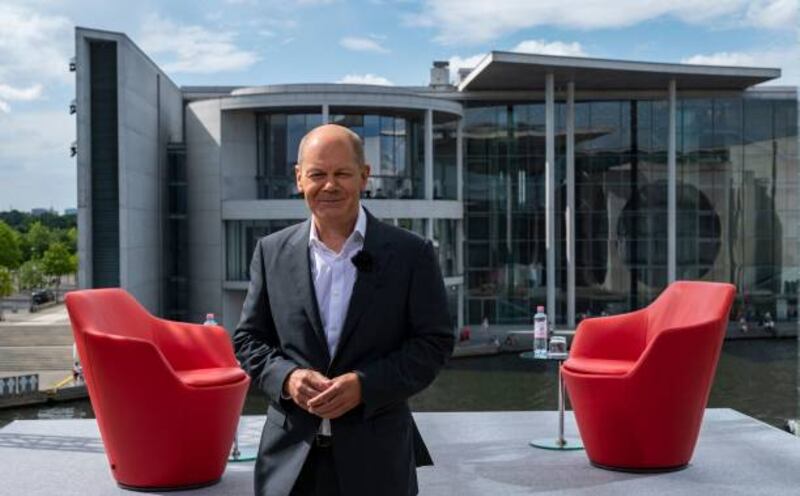 Olaf Scholz is the German electoral candidate of the Social Democrats, who are enjoying an improvement in the polls. AFP