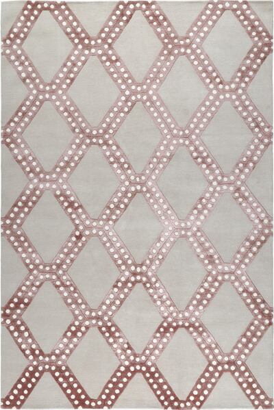 South Ridge Pink by Martyn Lawrence Bullard and The Rug Company. Courtesy The Rug Company