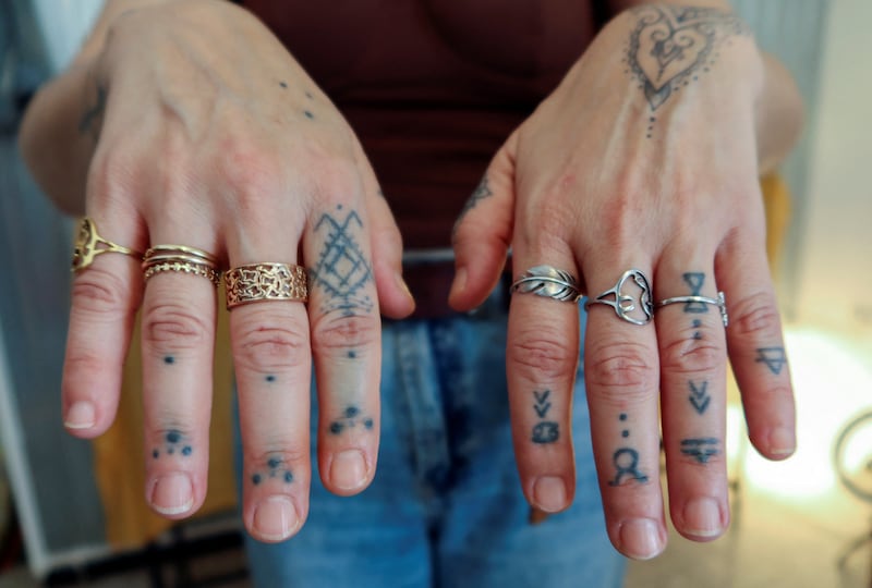 Among Tunisians, Berber cultural identity is seen as symbol of an impoverished past but some younger people are now becoming interested in their Berber roots and turn to Ms Mahdouani to connect them to it with tattoos.