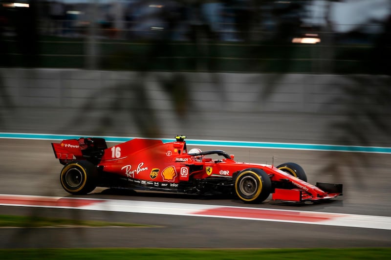 Ferrari's Charles Leclerc, who finished 13th. AFP