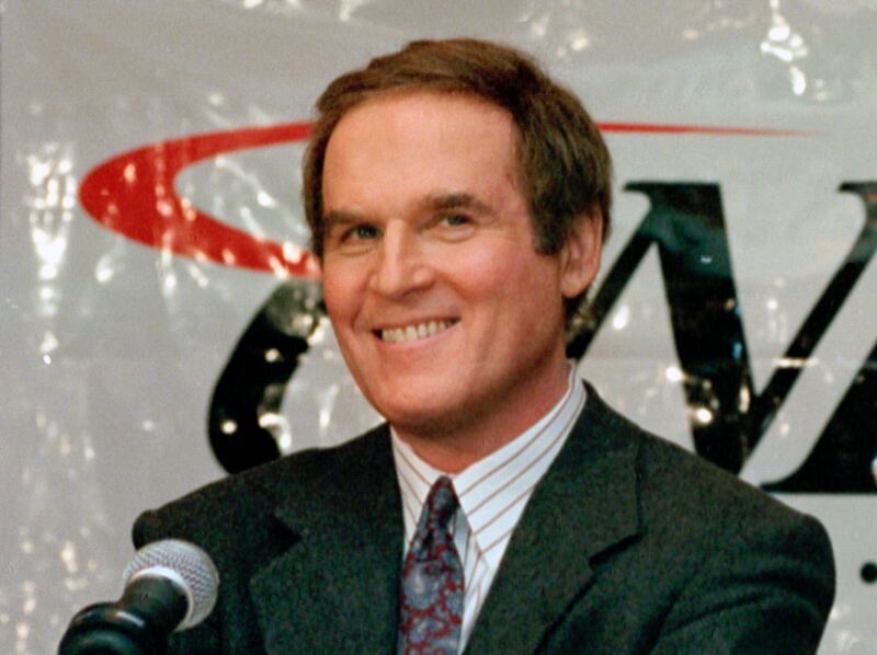 Charles Grodin appears at a news conference announcing him as host of CNBC's new primetime show 'Charles Grodin' in New York on November 15, 1994. AP Photo