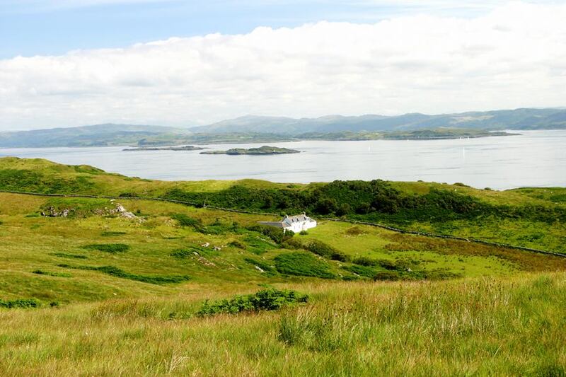 The remote Barnhill cottage on Jura is where George Orwell penned 1984. Courtesy David Lansing 