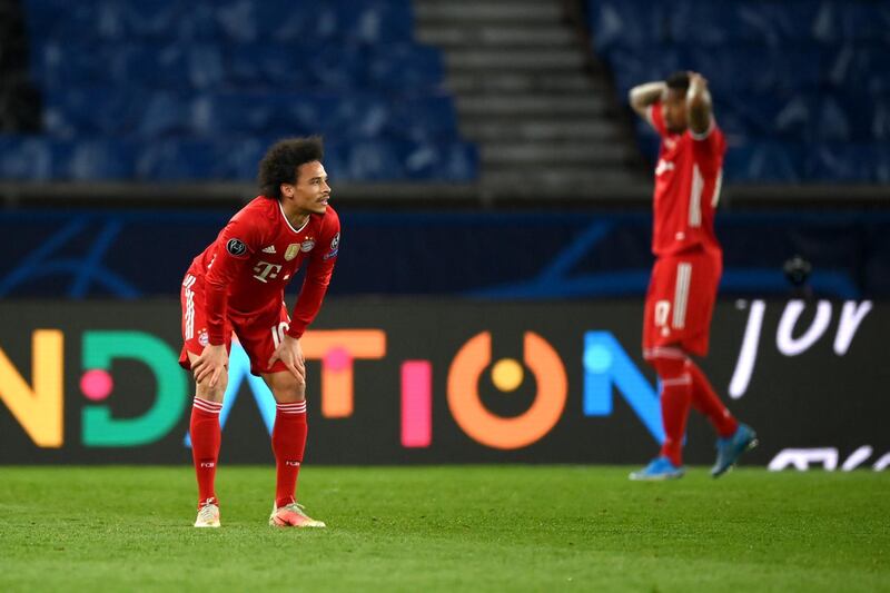 Leroy Sane - 6, Started really brightly but faded away for a period, with his effort at the end of the first half being so weak. Sparked into life at times in the second period but dragged an effort wide, then made the wrong decision right at the end. Getty