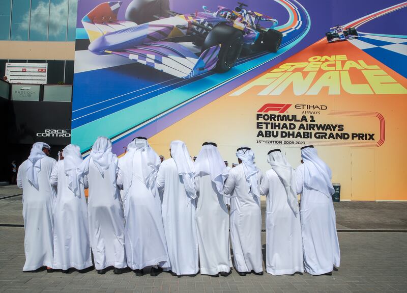 Qualifying day at the 2023 Abu Dhabi Grand Prix
