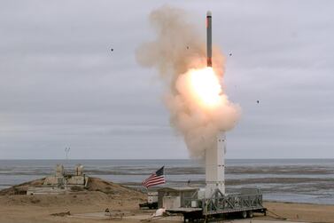 The US military conducted a flight test of a ground-launched cruise missile of a type banned for more than 30 years by the now expired US-Russia INF treaty. EPA