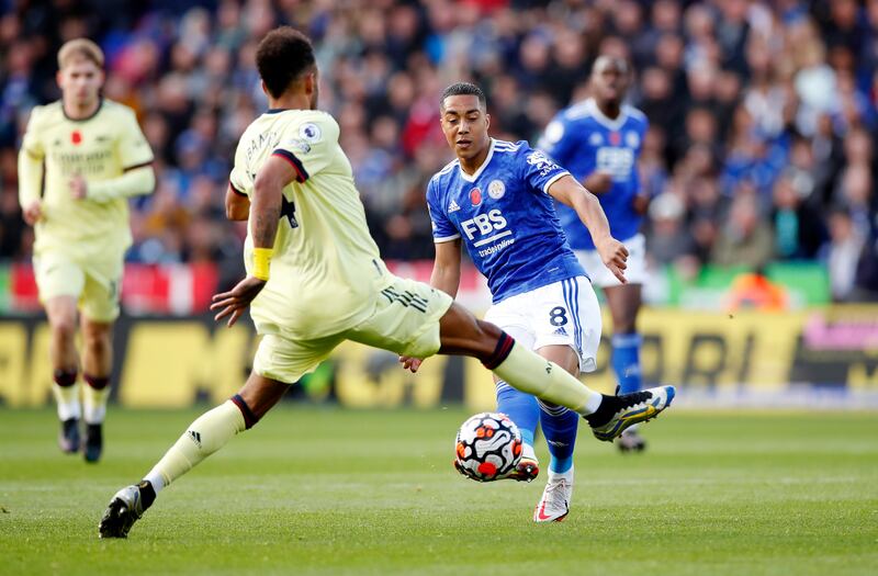 Youri Tielemans - 7, Delivered a variety of quality balls into the Arsenal box that really should have yielded at least one assist. Reuters