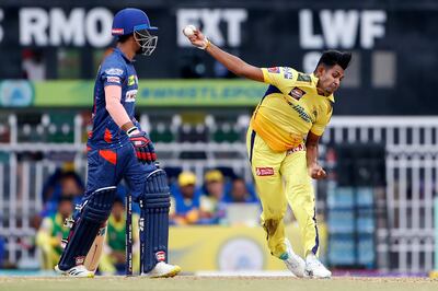 Matheesha Pathirana starred for Chennai Super Kings in their win over Lucknow Super Giants. AP