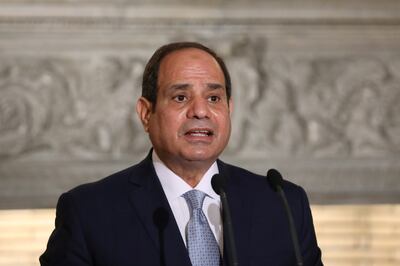Egyptian President Abdel Fattah El Sisi. Reuters
