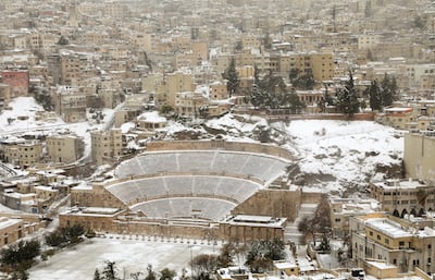 The Roman amphitheatre in downtown Amman, Jordan, in January 2022. Reuters