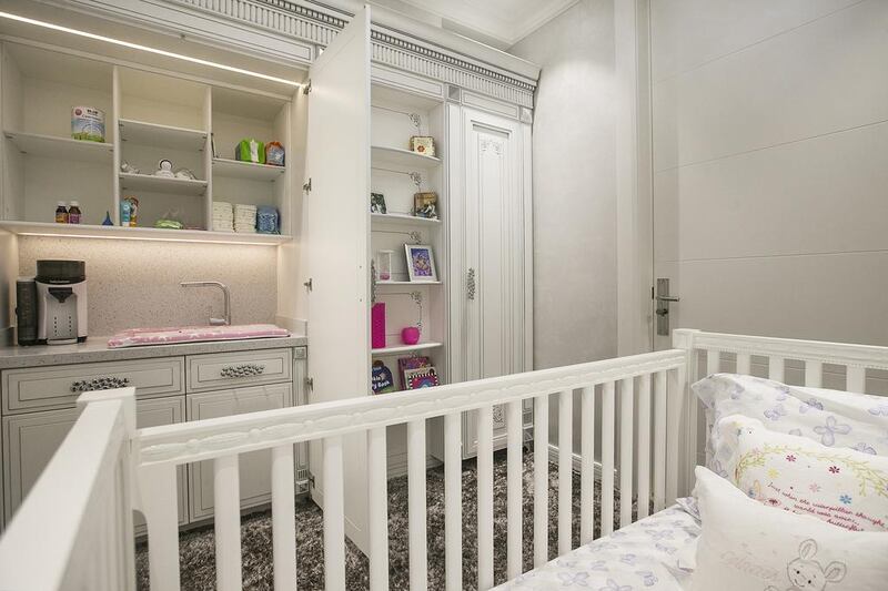 The nursery is fully kitted out and ready for a family to move in. Mona Al Marzooqi / The National