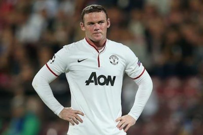 Wayne Rooney was unhappy his team went behind to Cluj.