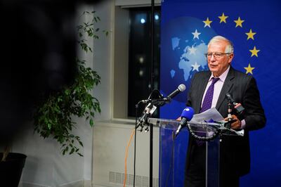 The meeting was hosted by the EU's foreign policy chief Josep Borrell. Reuters