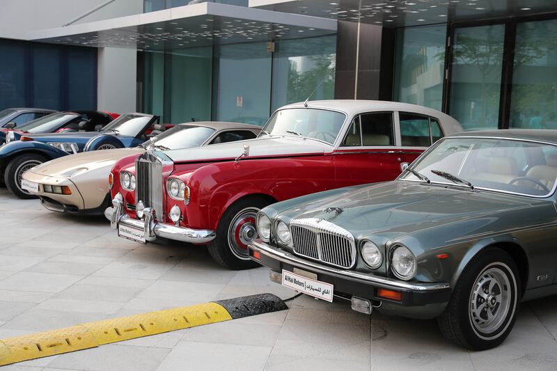 Classic cars are also on display.