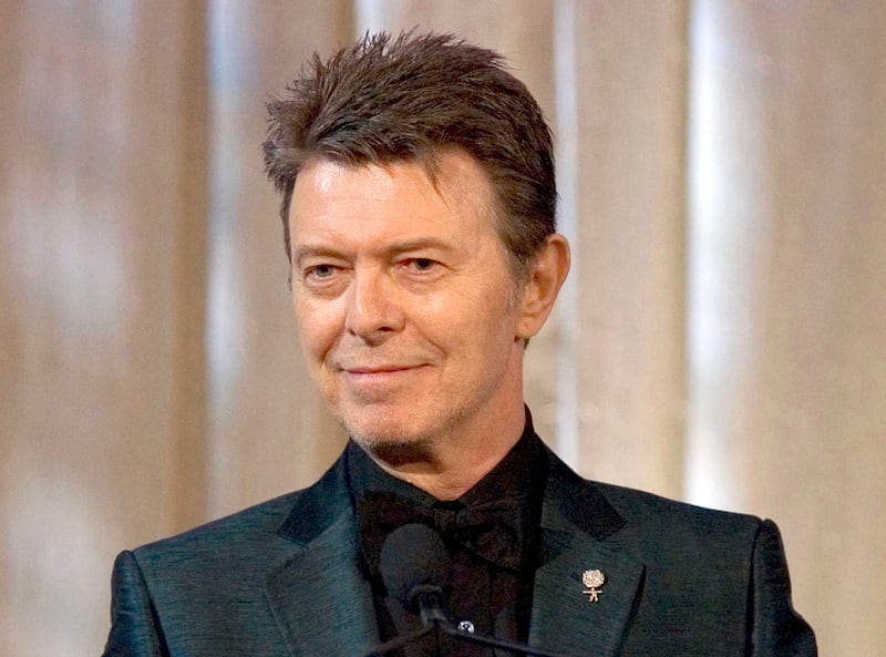 British singer David Bowie's work stretched from the late 1960s to just before his death in 2016. AP