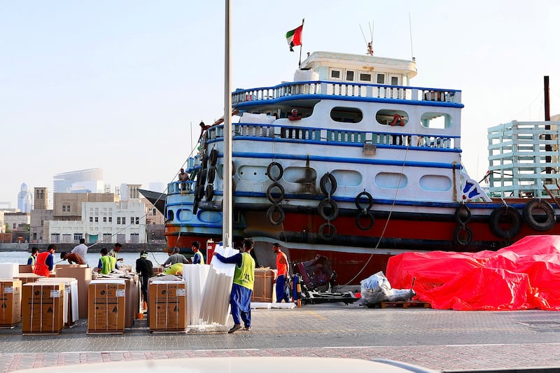 The dhows travel to countries such as Iran, India, Pakistan and Yemen. 