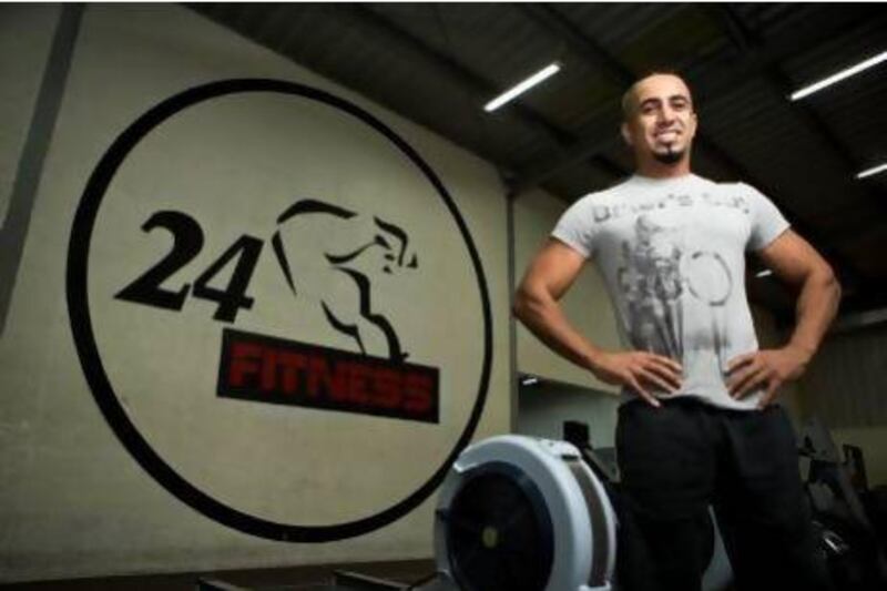 Abdul Aziz Al Tayer, owner of 24 Fitness, and HEAT, a new healthy eating cafe and grill. Antonie Robertson / The National