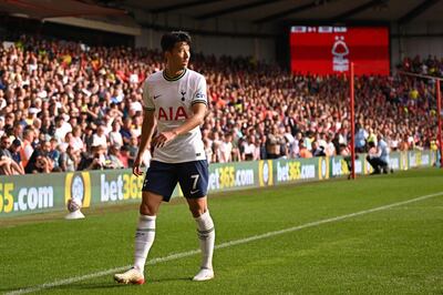 Son Heung-min struggled to make an impact before being replaced by Richarlison in the second half. AFP