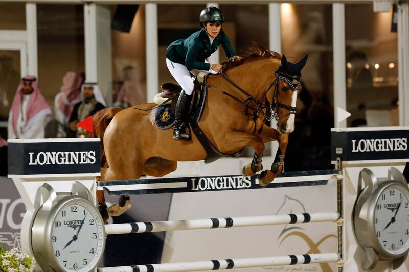 Dalma Malhas (KSA) – Equestrian. AP Photo