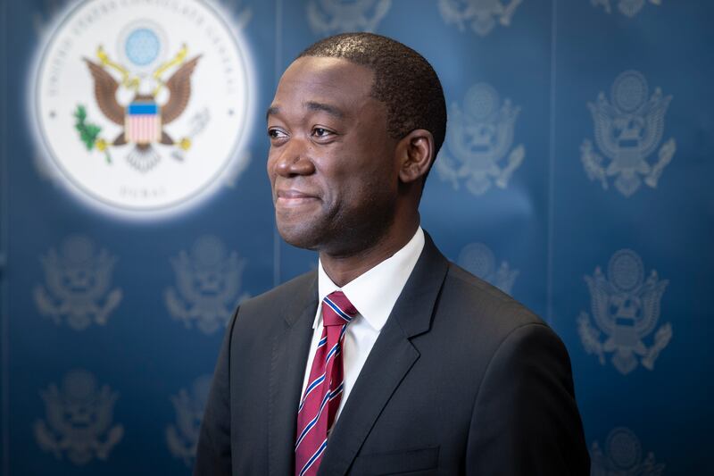 Wally Adeyemo, the deputy treasury secretary, will discuss shared priorities such as bolstering energy and food insecurity. Antonie Robertson / The National