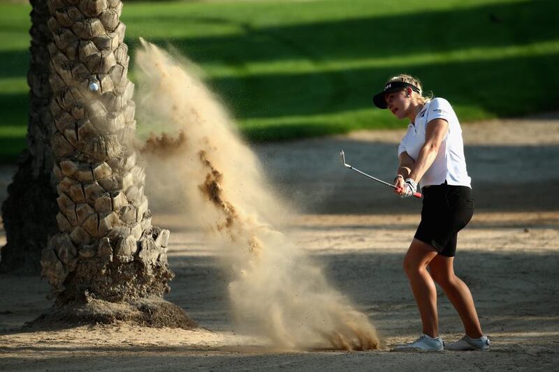 Charley Hull of England is the youngest Ladies European Order of Merit winner at age 18.  Warren Little / Getty Images