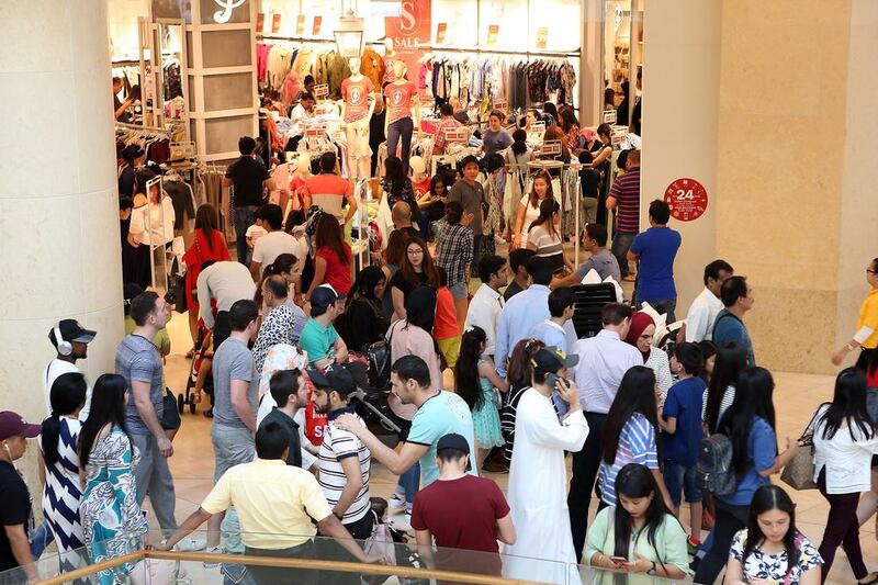 More than 300 brands offered discounts of up to 90 per cent, with most stores open around the clock with hourly specials after midnight.