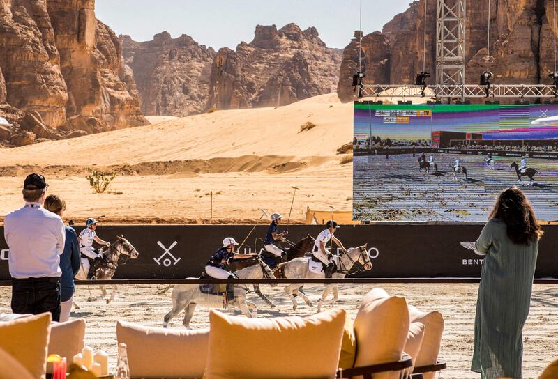 Four teams took part in the event in Saudi Arabia's north-western city of AlUla.