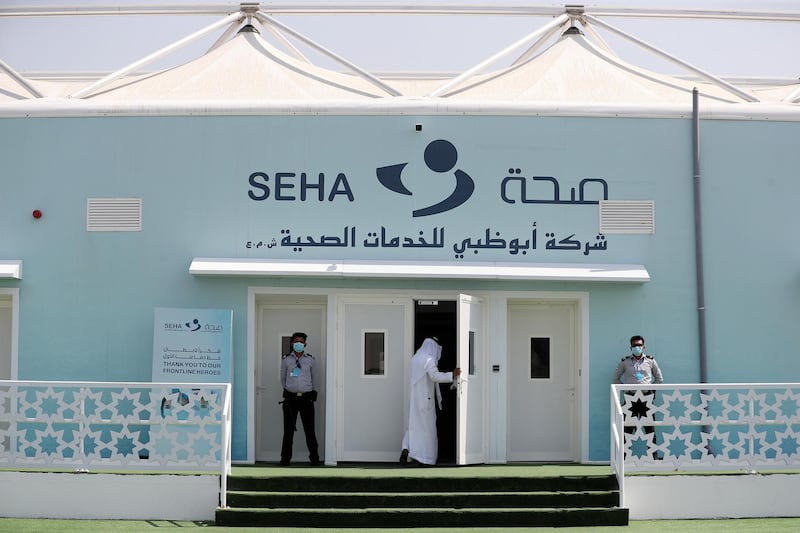 Visit to the SEHA field hospital for Covid-19 patients in Ajman on April 25th, 2021. Chris Whiteoak / The National. 
Reporter: Kelly Clarke for News