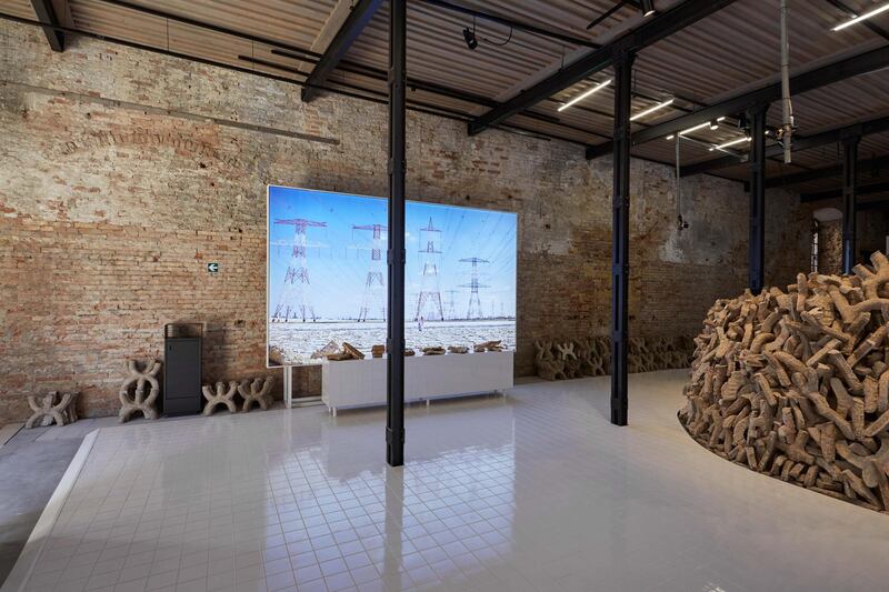 Wetland Curated by Wael Awar and Kenichi Teramoto. Image courtesy National Pavilion UAE La Biennale di Venezia. Photography by Frederico Torra for PLANE-SITE.