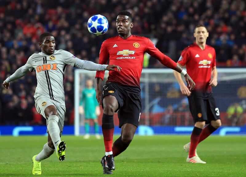 15 - Paul Pogba, Manchester United. AP Photo