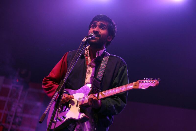 NEW DELHI, INDIA - FEBRUARY 1: Indian musician Prateek Kuhad performs during the Reverie Fest- 2019 at Gargi College, on February 1, 2019 in New Delhi, India. (Photo by Shivam Saxena/Hindustan Times via Getty Images)