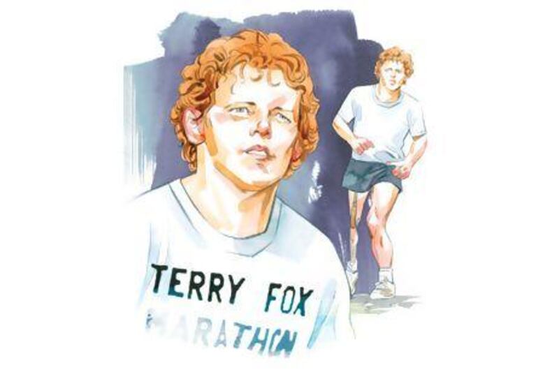 Terry Fox. Illustration by Kagan Mcleod