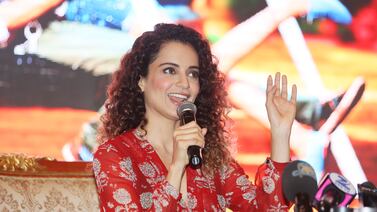 Bollywood actress Kangana Ranaut will run as a BJP candidate in her home state of Himachal Pradesh. Sarah Dea / The National