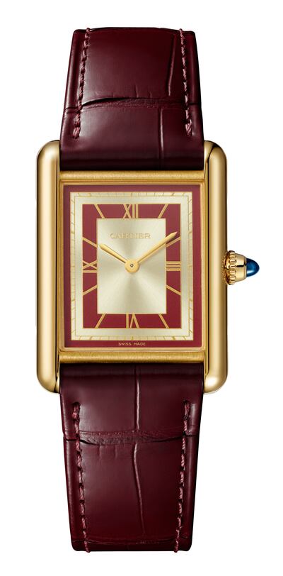 The Cartier Tank watch, first created in 1917